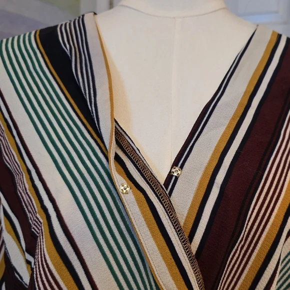 Apt 9 | Large | Striped Wrap Shirt - Picture 4 of 10